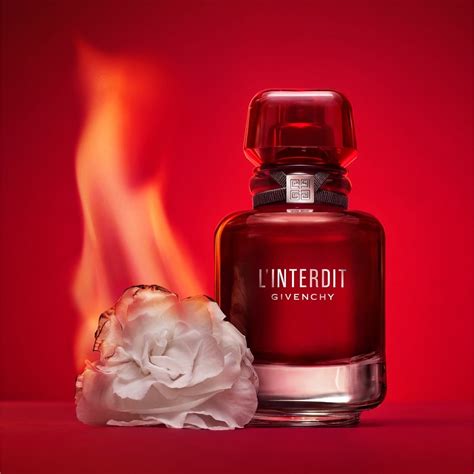 givenchy perfume l'interdit rouge ultime|givenchy le rouge interdit.